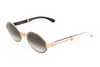 Maybach Eyewear - The Producer I (22k Mellow Gold Plated/Black Lacquer | White Marble/Black | Blue/Grey Gradient)