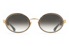 Maybach Eyewear - The Producer I (22k Mellow Gold Plated/Black Lacquer | White Marble/Black | Blue/Grey Gradient)