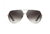 Maybach Eyewear - The King I (Platinum Plated | Tiramisu | Blue/Grey Gradient)