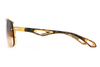 Maybach Eyewear - The King II (24k Gold Plated | Amber | Light Bronze Gradient)