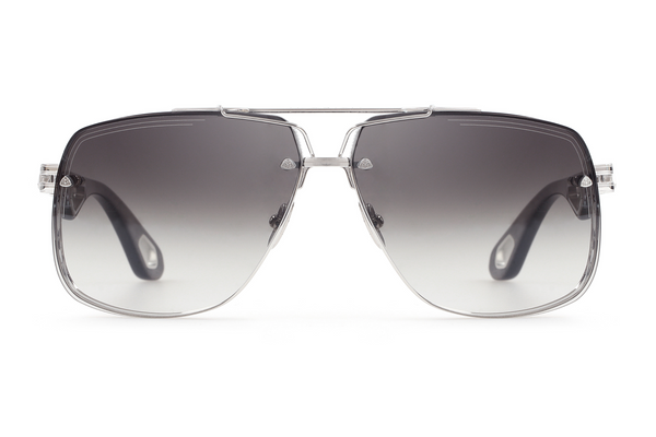 Maybach Eyewear - The King II (Platinum Plated | Light Slate | Grey)