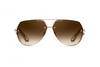 Maybach Eyewear - The King I (18k Solid Rose Gold | Tiramisu | Umber Brown Gradient)