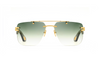 Maybach Eyewear - The President I (24k Gold Plated | Karelian Birch Burr/Forrest Green BEM | Green Gradient)