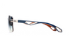 Maybach Eyewear - The President I (Platinum Plated | Royal Blue Tulip/Ebony/Amboyna | Light Blue Gradient)
