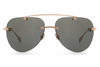 Maybach Eyewear - The Skyline I (18k Solid Rose Gold | 18k Solid Rose Gold/Palladium | Cool Grey)