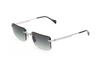 Maybach Eyewear - The Wolf I (Palladium Plated | Black | Blue/Grey Gradient)