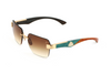 Maybach Eyewear - The Magic I (22k Mellow Gold Plated | Turquoise BEM/Mother-of-Pearl/Karelian Birch Burr/Ebony | Light Bronze Gradient)