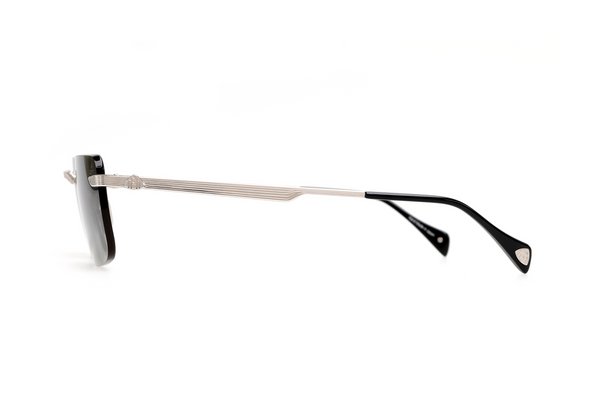 Maybach Eyewear - The Wolf I (Palladium Plated | Black | Blue/Grey Gradient)