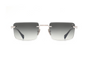 Maybach Eyewear - The Wolf I (Palladium Plated | Black | Blue/Grey Gradient)