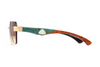 Maybach Eyewear - The Magic I (22k Mellow Gold Plated | Turquoise BEM/Mother-of-Pearl/Karelian Birch Burr/Ebony | Light Bronze Gradient)