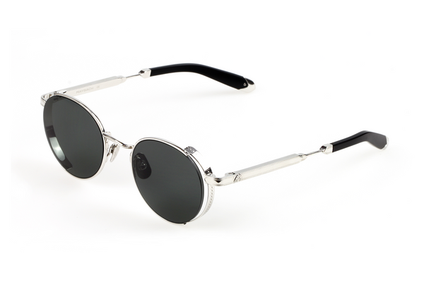 Maybach Eyewear - The Boulevard I (Platinum Plated | Black/Velvet | Dark Grey)
