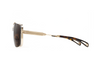 Maybach Eyewear - The Dawn I (18k Champagne Gold Plated | Black Satin/White Burr/Ebony | Light Bronze)