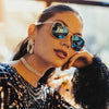 Randolph - Aviator (23k Gold | Cobalt Polarized)