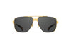 Maybach Eyewear - The Dawn I (24k Gold Plated | Black Satin/Tortoise/Velvet | Dark Grey)