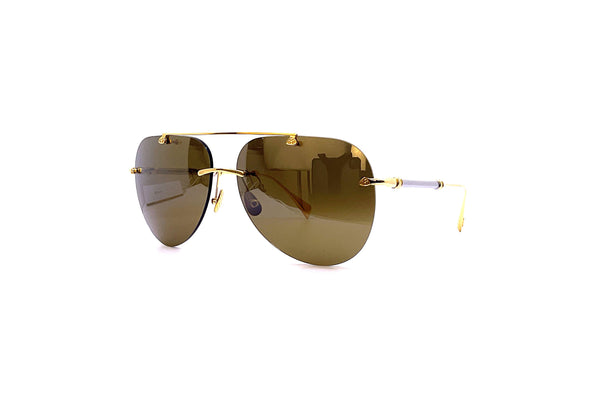 Maybach Eyewear - The Skyline I (24k Gold Plated | Gold/Palladium Plated | Light Bronze Gradient Mirror)