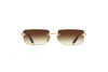 Maybach Eyewear - The Symphony I (22k Mellow Gold Plated | Black | Light Bronze Gradient)
