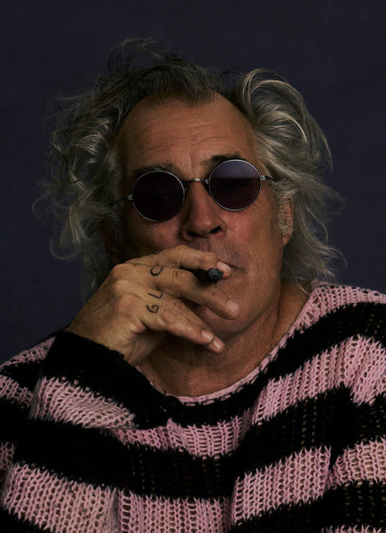 Garrett Leight - GLCO x Ozzy Sun - (Platinum | Semi-Flat Indigo)