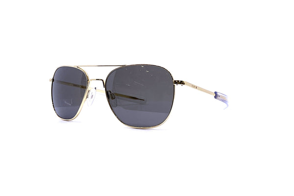 Randolph - Aviator Large (23k Gold | American Gray Non-Polarized)