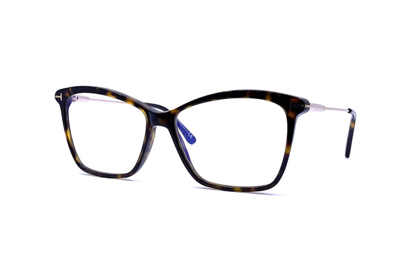 Tom Ford - Blue Block Cat Eye Opticals TF5687-B (Havana)