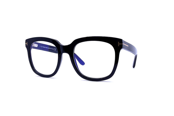 Tom Ford - Blue Block Large Opticals TF5537-B (Black)