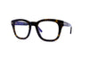 Tom Ford - Blue Block Soft Square Opticals TF5542-B (Dark Havana)