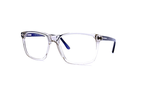 Tom Ford - Blue Block Square Opticals TF5479-B (Transparent Grey)