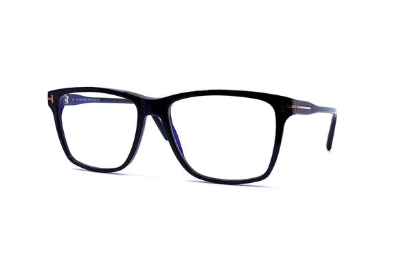 Tom Ford - Blue Block Square Opticals TF5817-B (Shiny Black)