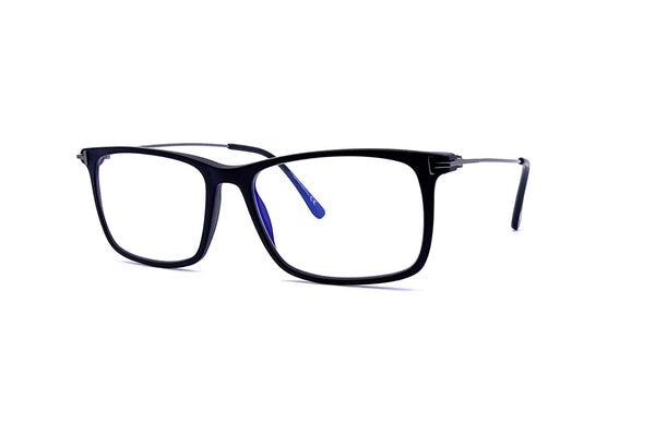 Tom Ford - Blue Block Square Shape Opticals [54] TF5758-B (Matte Black)
