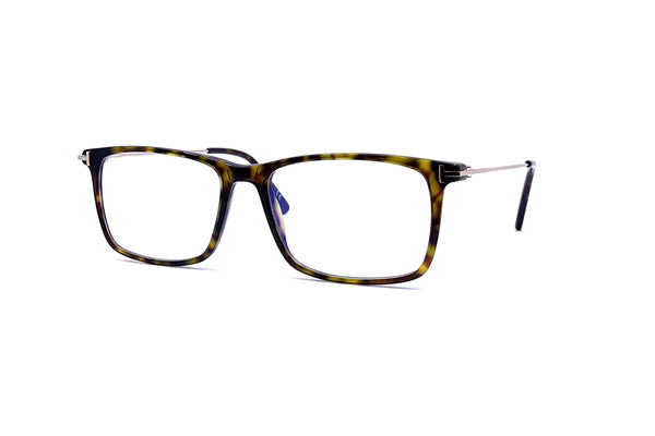 Tom Ford - Blue Block Square Shape Opticals TF5758-B (Shiny Havana)
