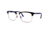 Tom Ford - Blue Block Square Shape Opticals TF5801-B (Shiny Dark Havana/Rose Gold)