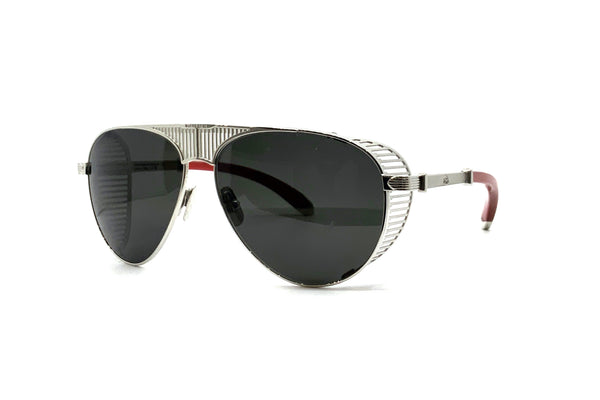 Maybach Eyewear - The Vision I (Platinum/Bubinga Red | Dark Grey) LIMITED EDITION