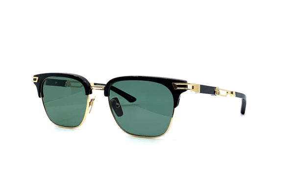 Maybach Eyewear - The Dean I (22k Mellow Gold Plated | Black | Irish Green)