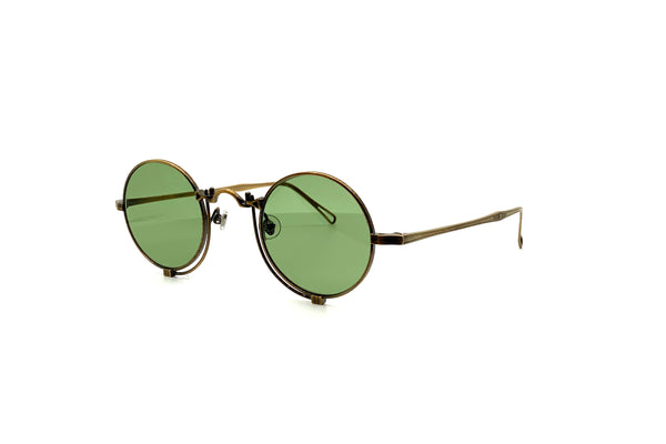 Matsuda - 10601H (Shiny Antique Gold | Sage Green)