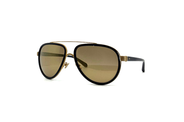 Linda Farrow - 165 (Black/Matte Gold) FINAL SALE