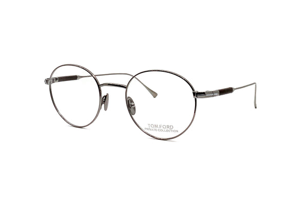 Tom Ford Private Collection - Titanium Leather Temple Optical (Dark Ruthenium)