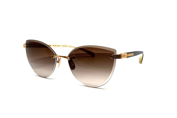 Maybach Eyewear - The Revolution II (Rose Gold/Dark Amber/Vanilla)