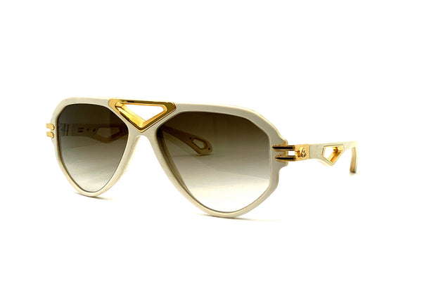 Maybach Eyewear - The Jack I (24k Gold Plated | White Chocolate/Velvet | Umber Brown Gradient)