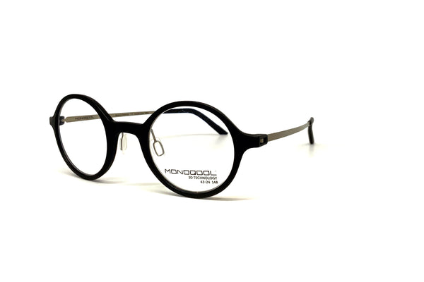 Monoqool - Antonio (Black/ Silver Brushed Temple)