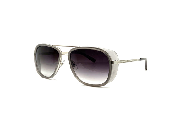 Matsuda - M3023 [57] (Brushed Silver/Matte Grey Crystal)