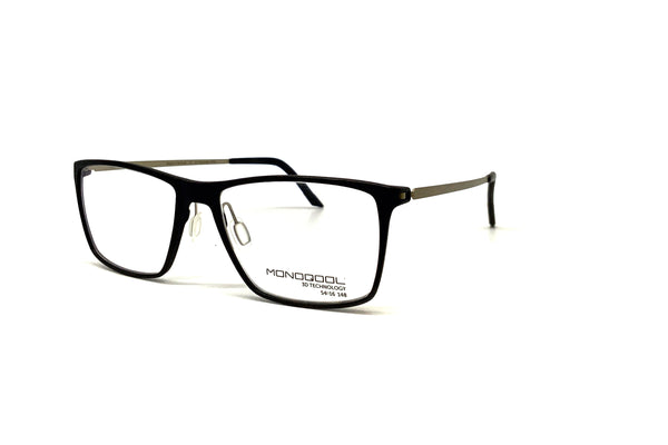 Monoqool - Diver (Black/ Silver Brushed Temple)