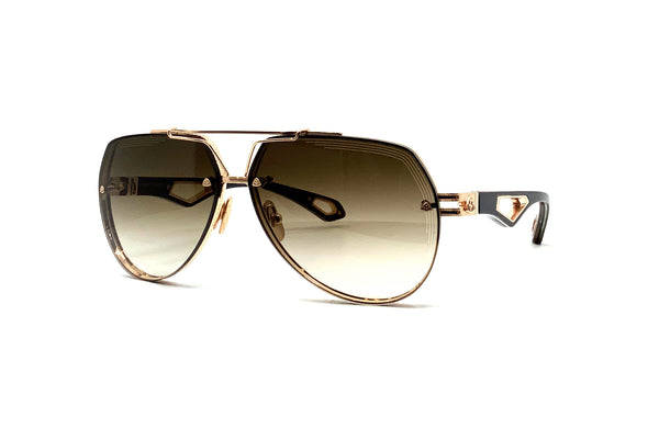 Maybach Eyewear - The King I (18k Solid Rose Gold | Tiramisu | Umber Brown Gradient)