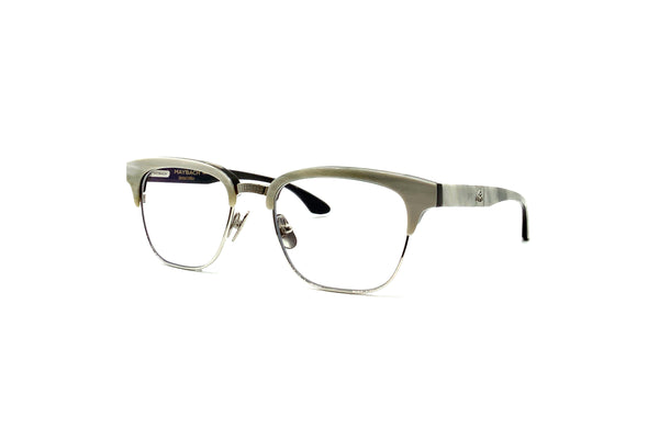 Maybach Eyewear - The Art Master I (Platinum Plated | White Marble/Black | Clear)