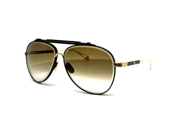 Maybach Eyewear - The Observer I (24k Gold Black/Satin Plated | Amber | Light Bronze Gradient)