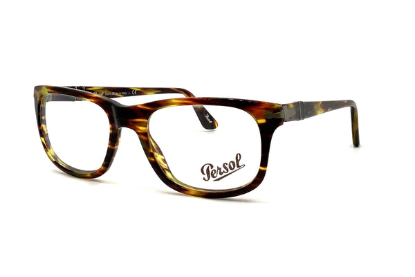 Persol - 3029-V [52] (Brown Striped Yellow)