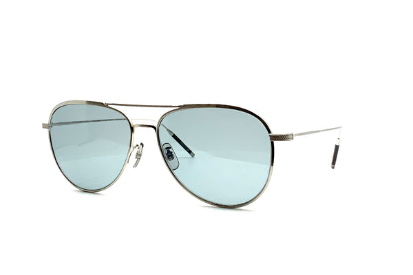Oliver Peoples - TK-3 (Brushed Silver | Ash Blue Wash Photochromic)