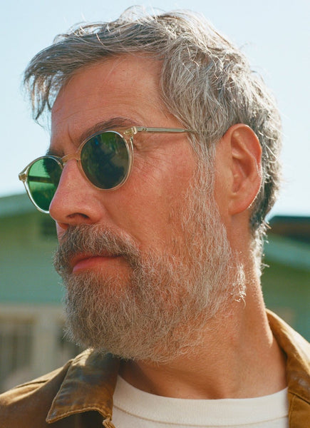 Garrett Leight - Clune Sun (Shell Crystal Rosewood)