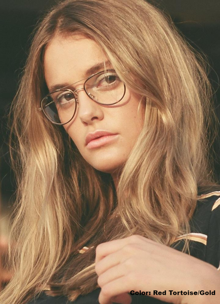 Garrett Leight - Linnie (Brushed Gold-Bone)